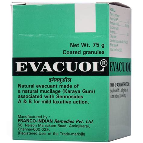 efacol|Evacuol Granules